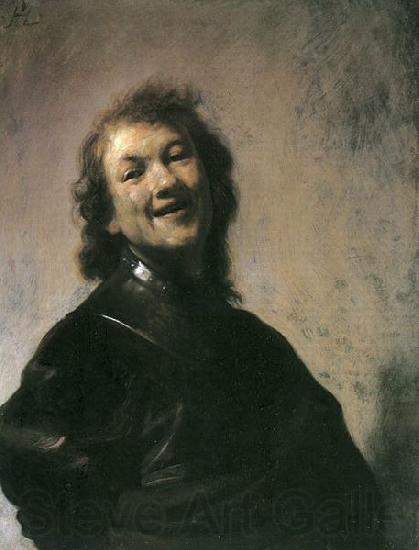 REMBRANDT Harmenszoon van Rijn Rembrandt laughing
